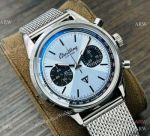 GM Factory Best Copy Breitling Top Time Triumph Stainlees Steel Mesh Bracelet Blue Dial